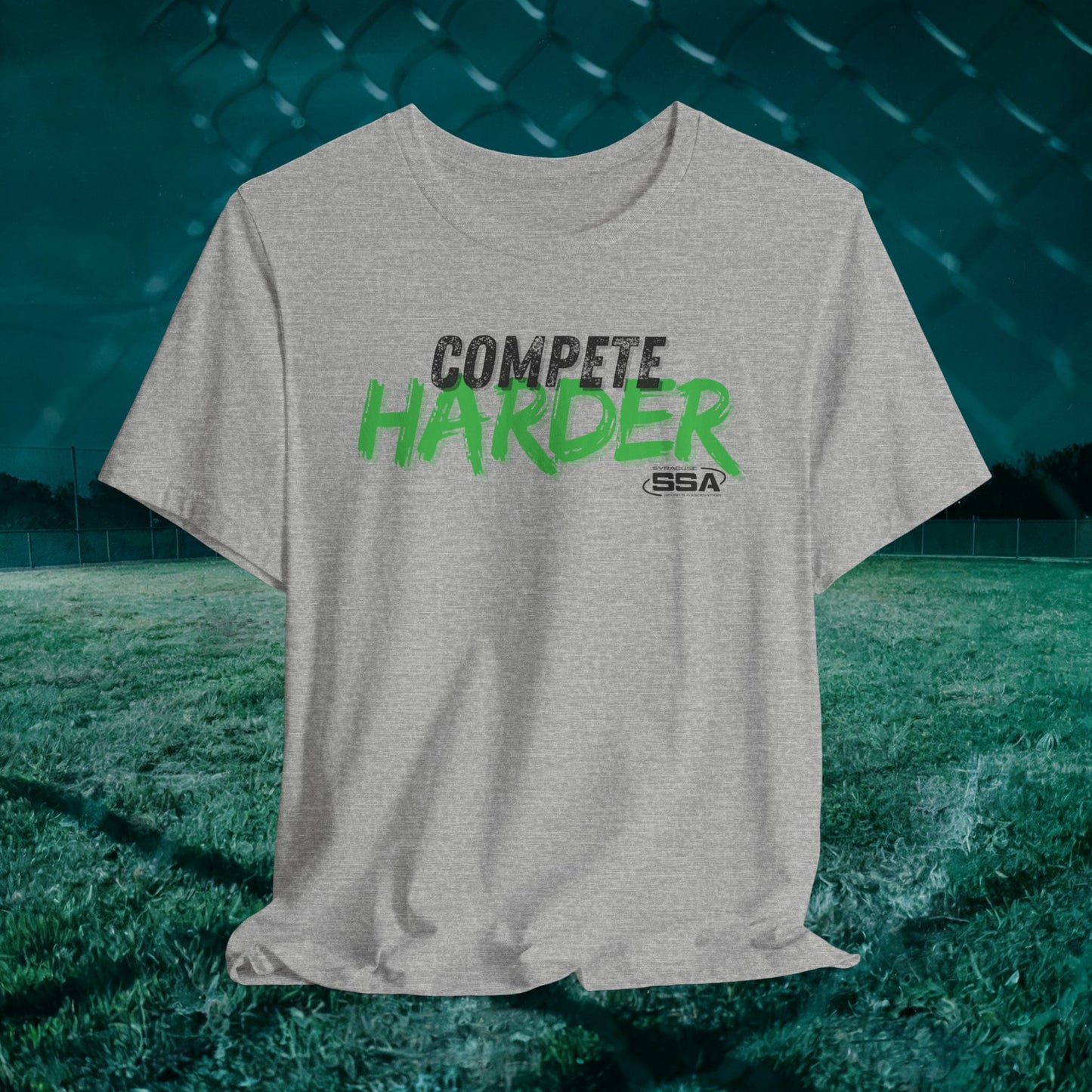 Compete Harder Rusty | Softstyle Comfort Tee