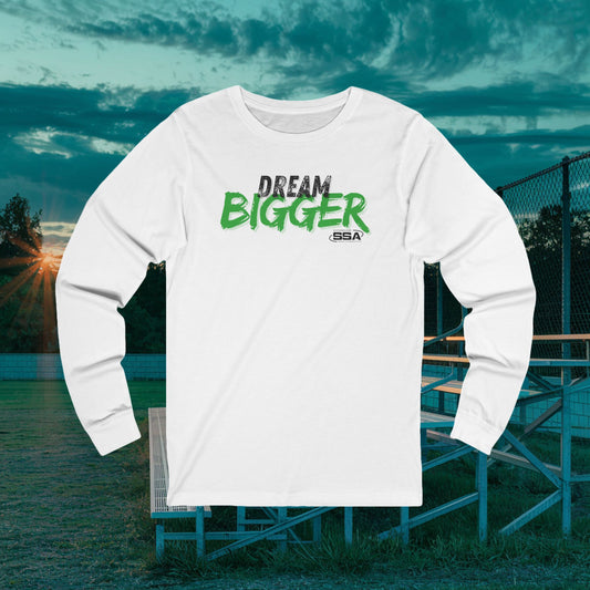 Dream Bigger Rusty | Softstyle Comfort Long Sleeve Tee