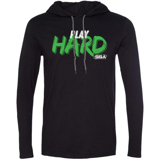 Play Hard Rusty | Softstyle Comfort Long Sleeve Tee w/Hoodie